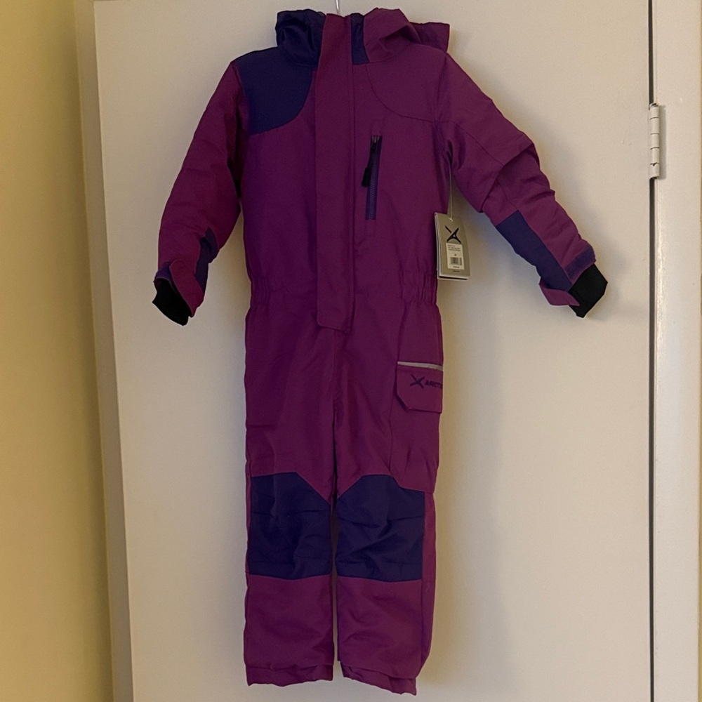 Arctix Purple Snowsuit with Gloves